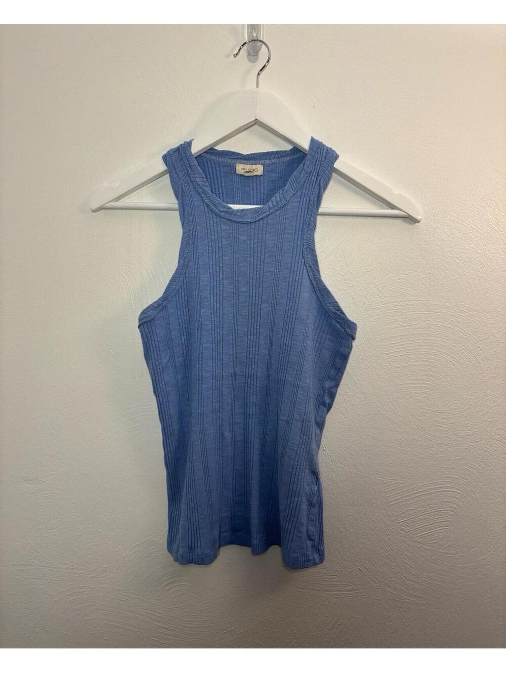 Pilcro Ribbed Racer Back Tank Top Size XS